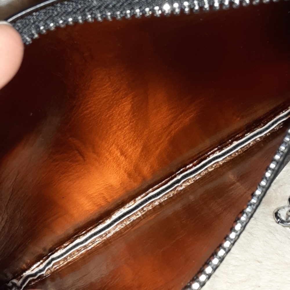 Michael Kors Black Mini Bag with Chain Accent NWT - Picture 4 of 8